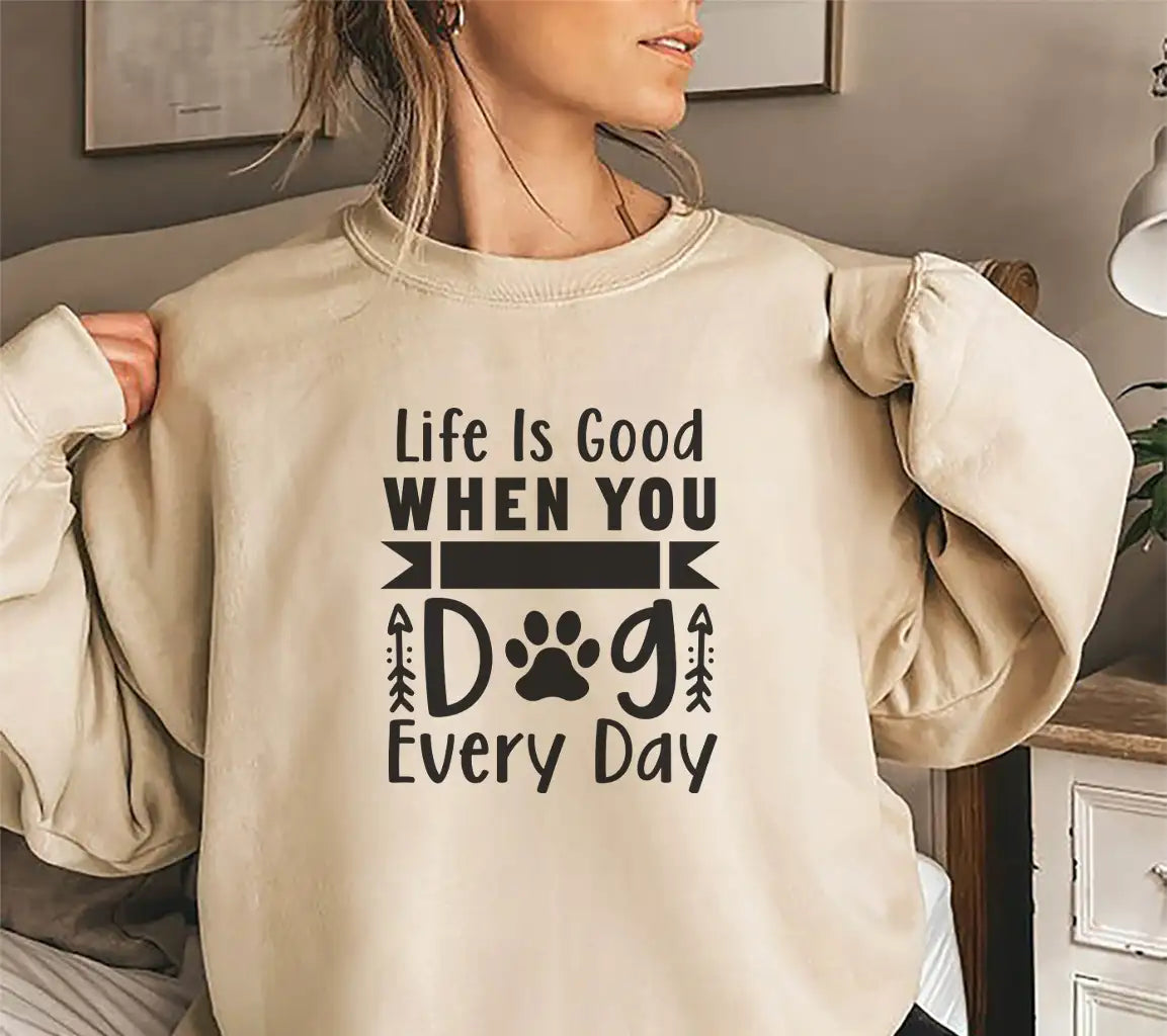 Dog Lover SVG - Life is Good SVG