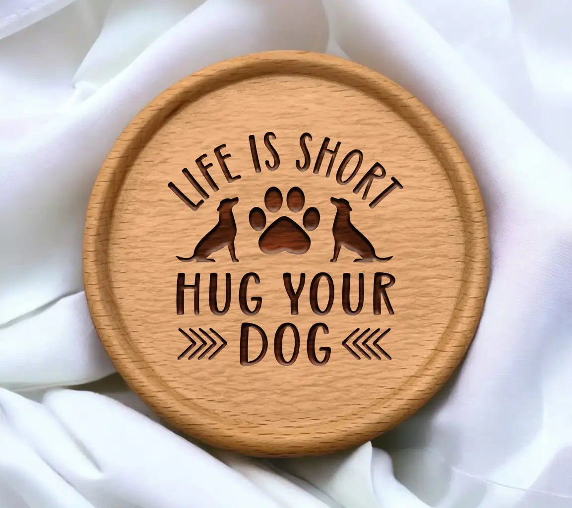 Hug Your Dog SVG Poster SVG