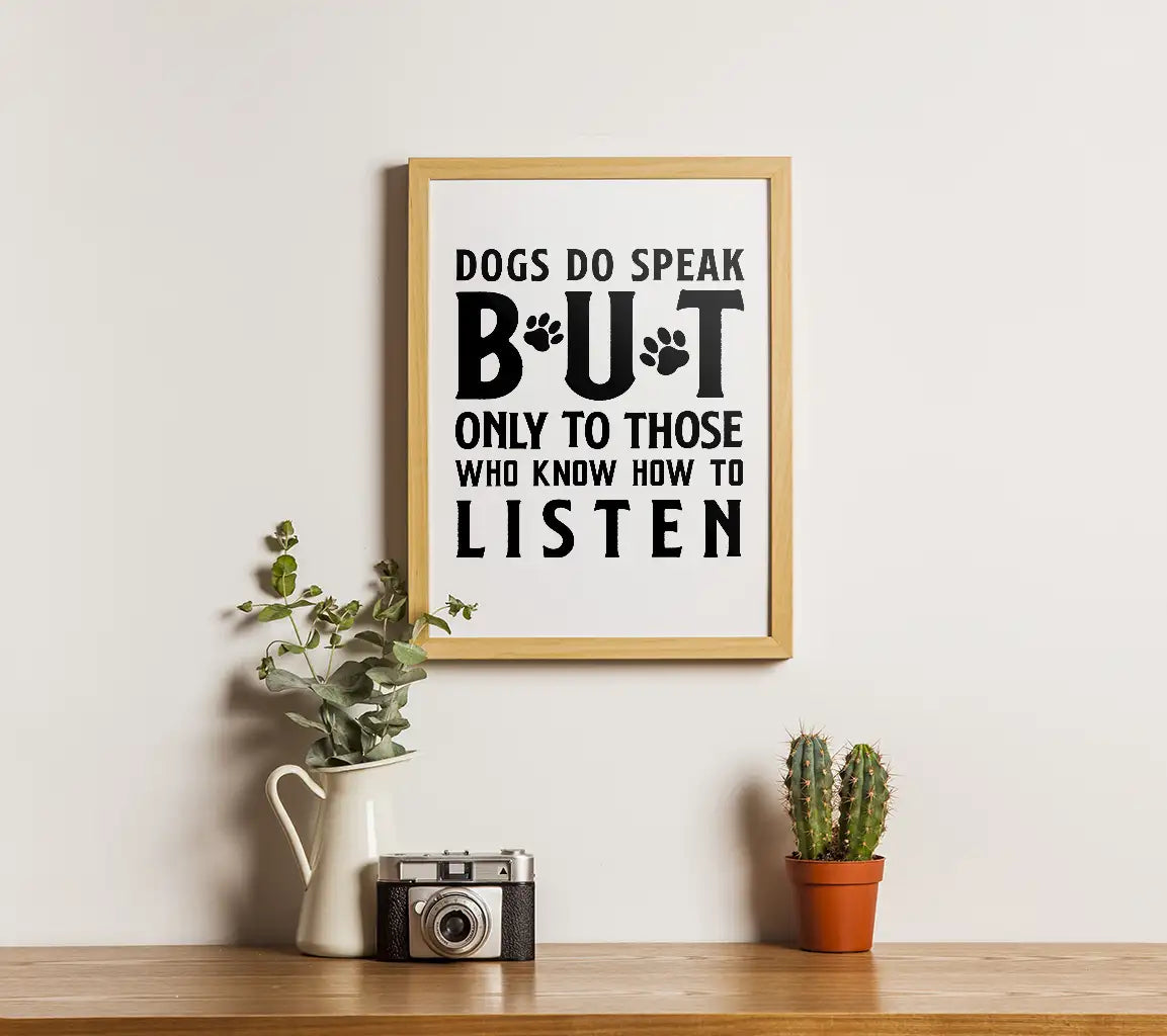 Dog Lover SVG Dogs Do Speak SVG