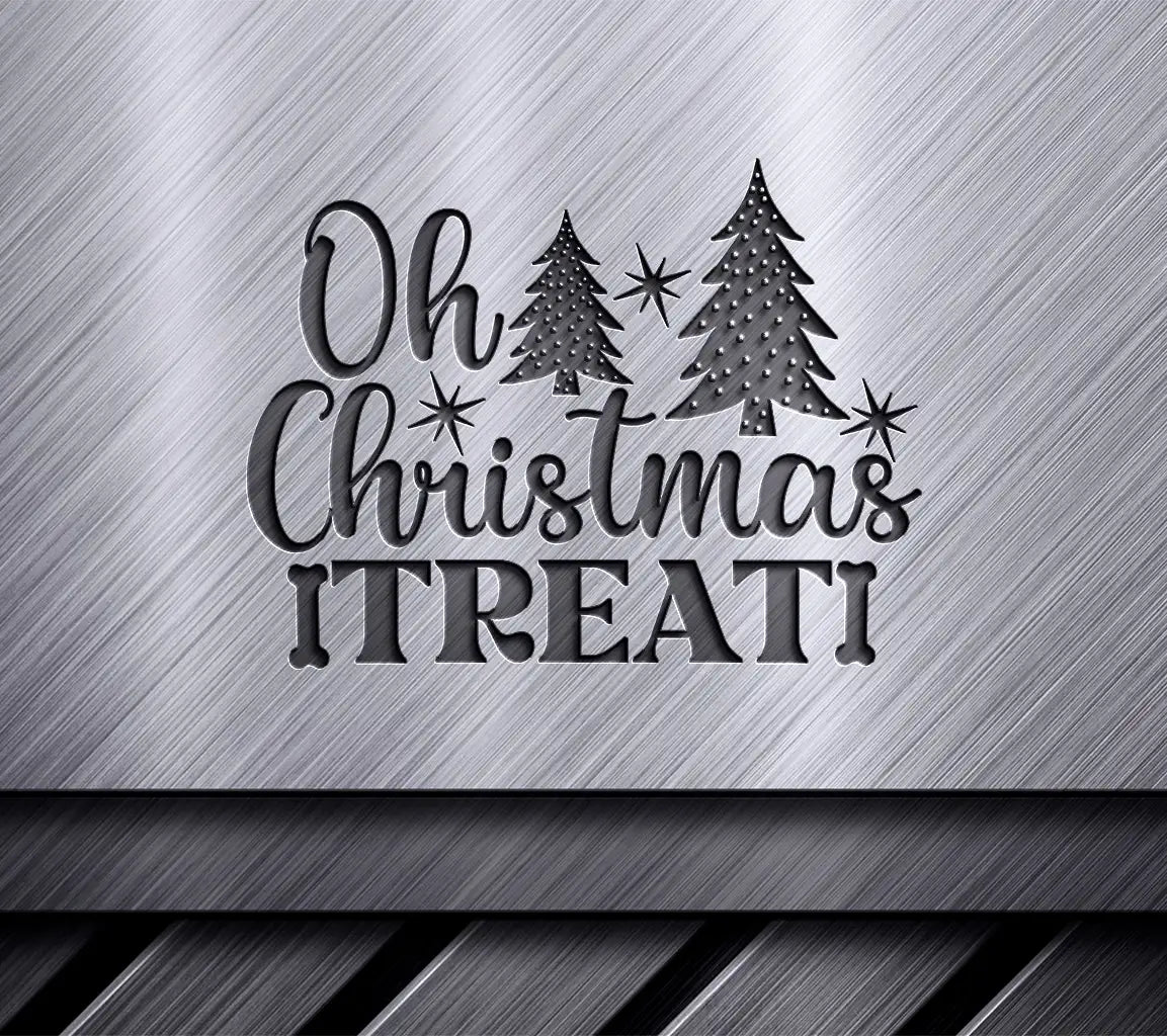 Christmas Tree & Star SVG Treat Sign SVG