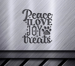 Peace Love Joy Treats SVG SVG