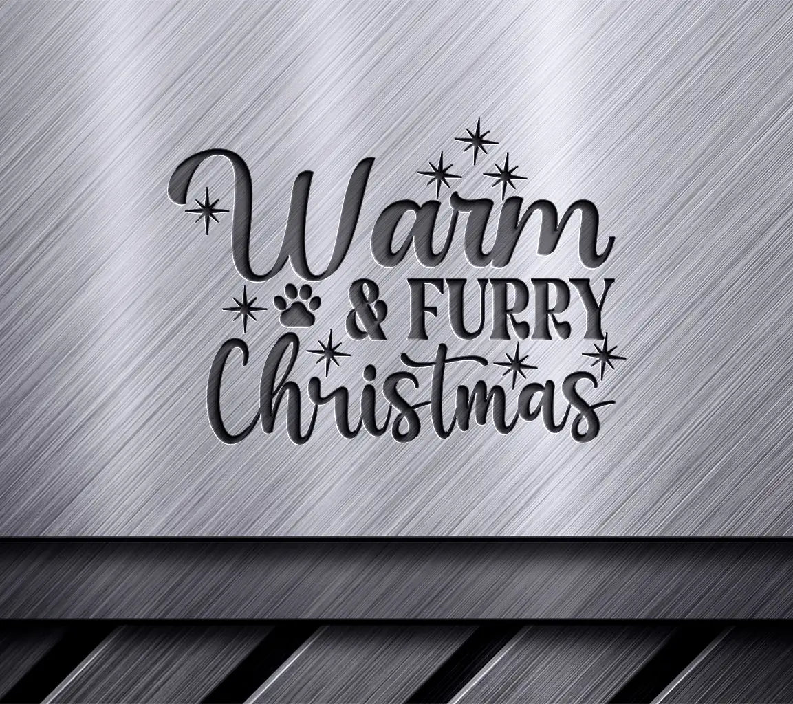 Warm & Furry Christmas Dog SVG SVG