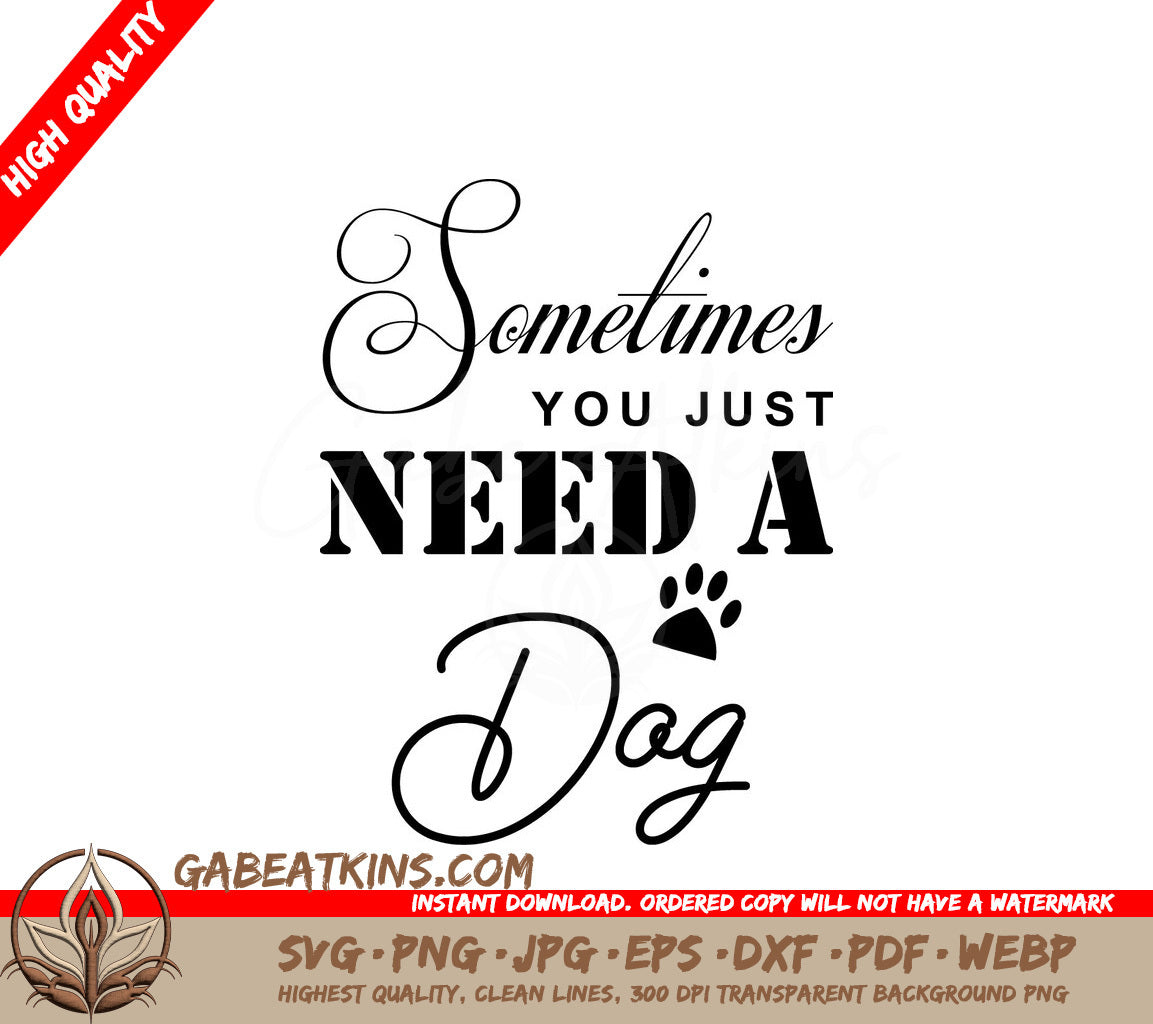 Dog Lover SVG Sign SVG