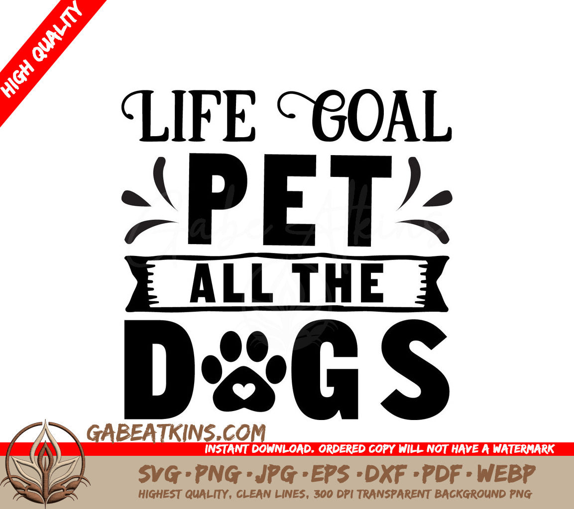 Pet All The Dogs SVG SVG