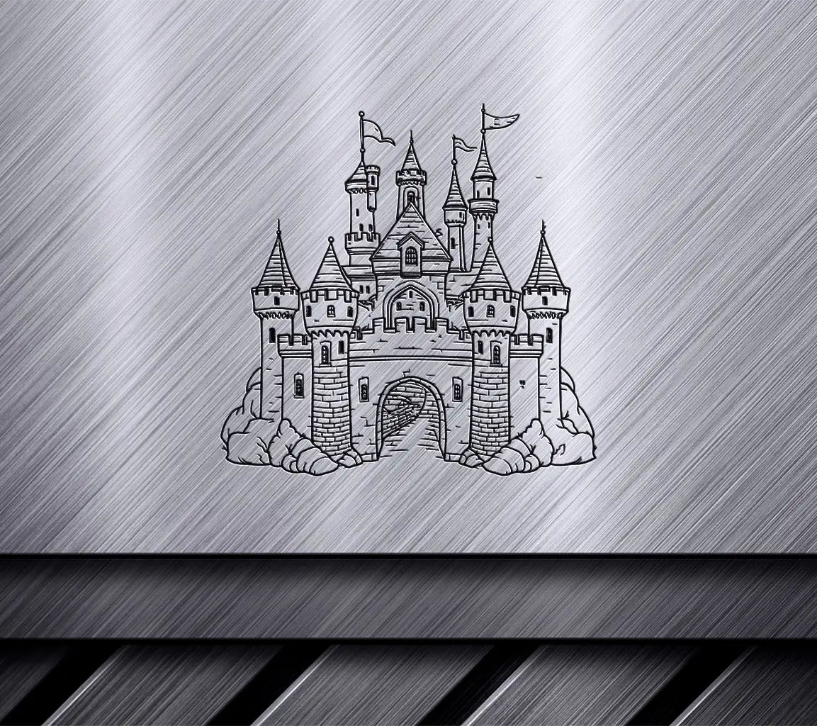  Castle Bridge SVG - Enchanted Garden Magic & Mystery SVG