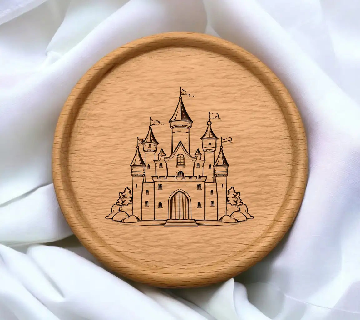 Enchanted Castle SVG -  Fantasy Illustration SVG