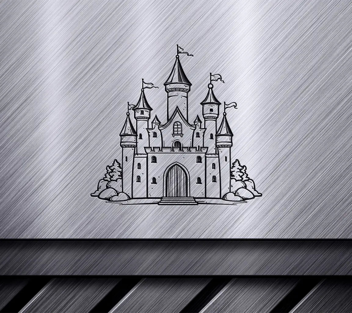 Enchanted Castle SVG -  Fantasy Illustration SVG