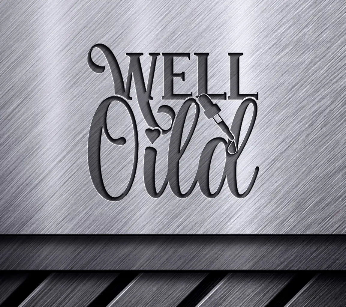 Well Oiled Dropper SVG SVG