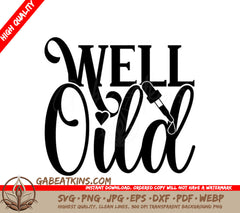 Well Oiled Dropper SVG SVG