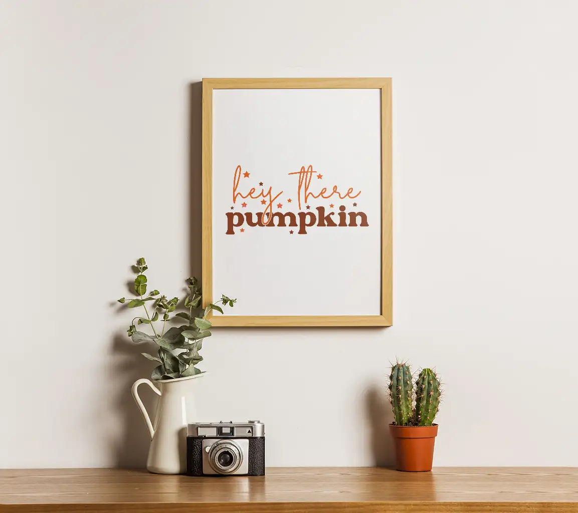 Hey There Pumpkin SVG Design SVG