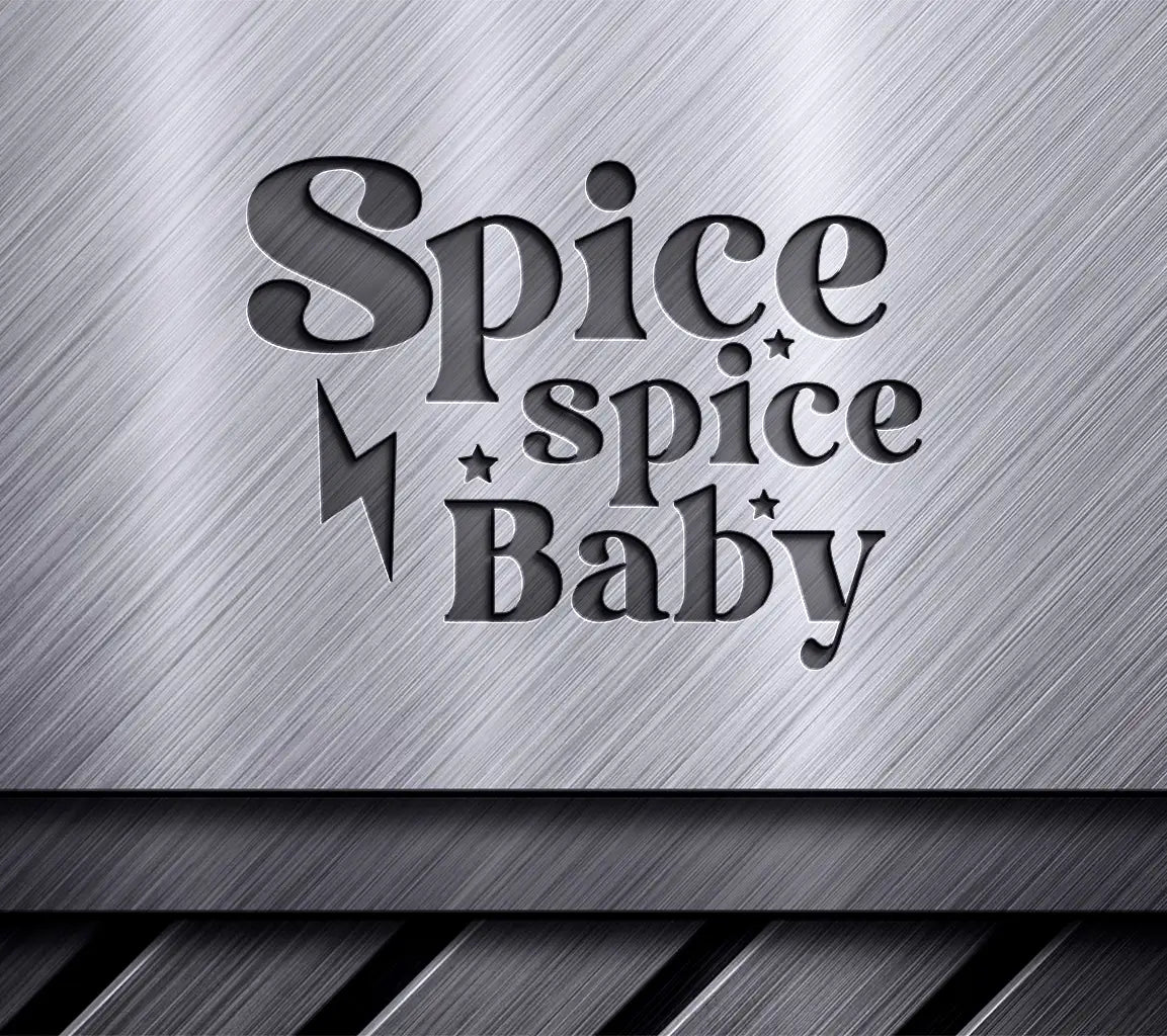 Spice Baby SVG Design with Lightning Bolt SVG