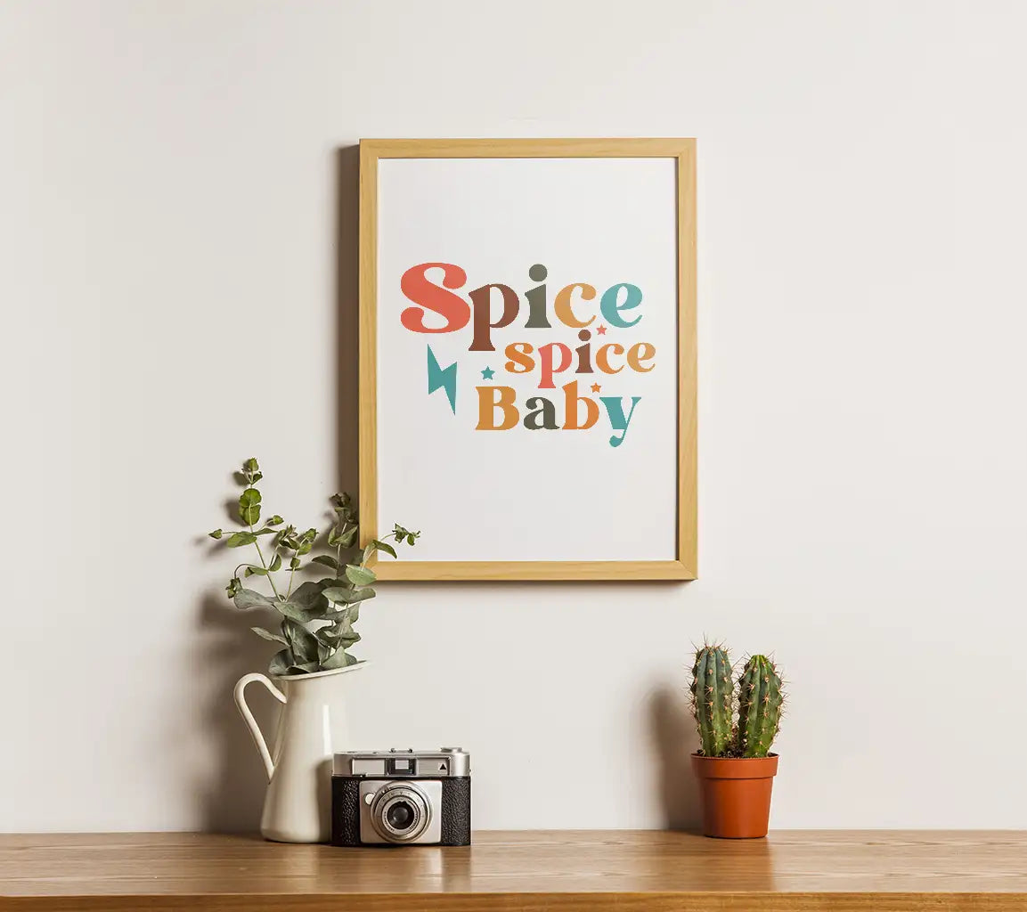 Spice Baby SVG Design with Lightning Bolt SVG