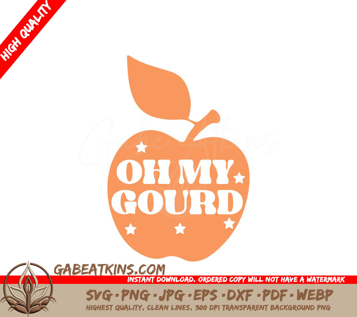 Oh My Gourd Fall Apple SVG SVG