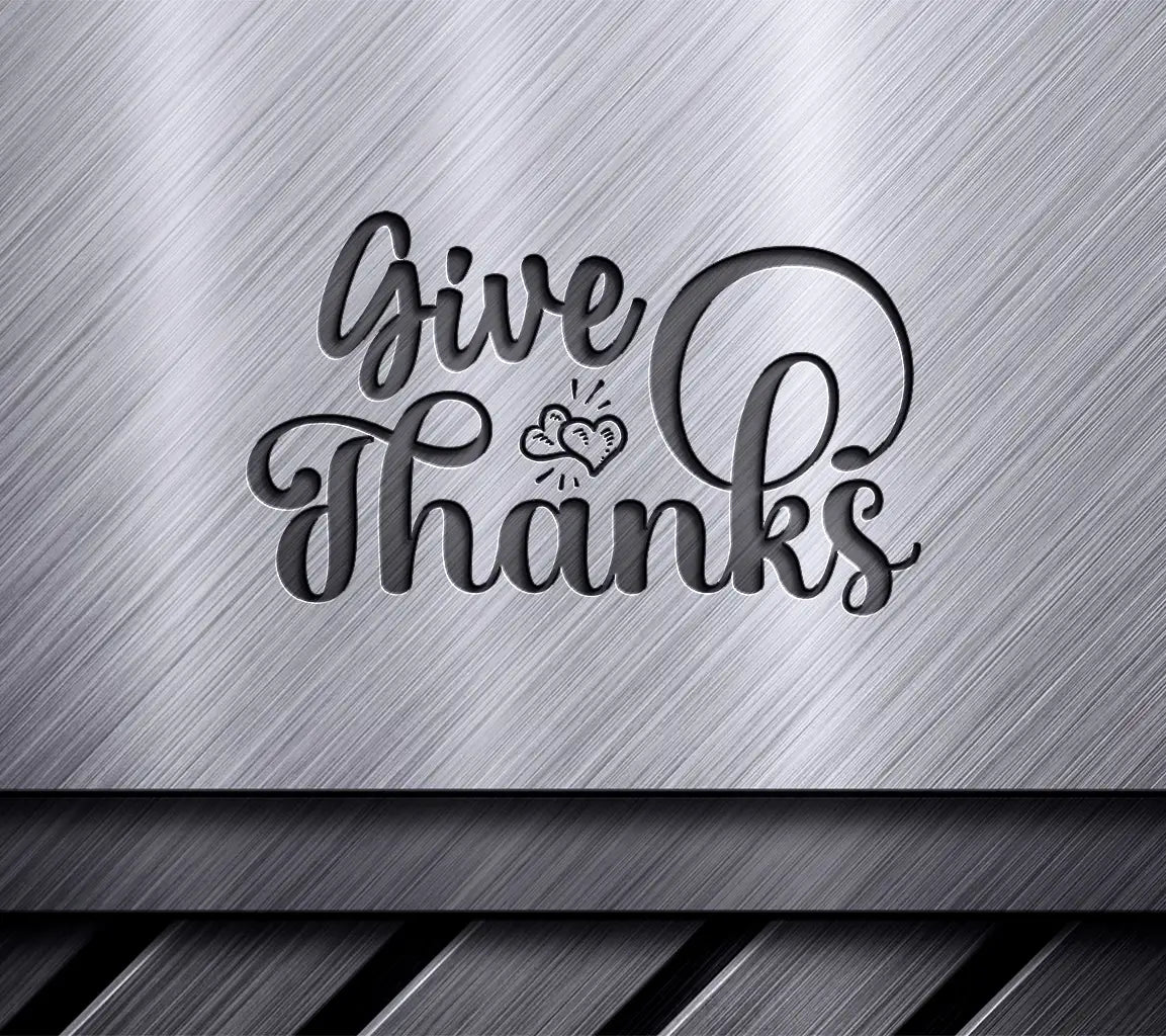 Fall Give Thanks Orange Green SVG SVG