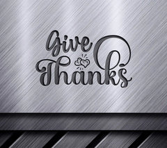 Fall Give Thanks Orange Green SVG SVG