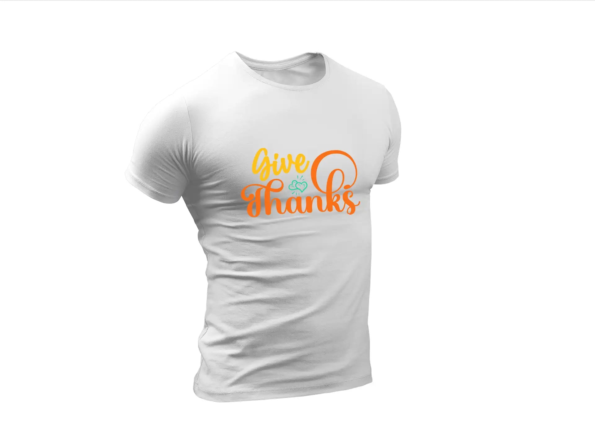 Fall Give Thanks Orange Green SVG SVG