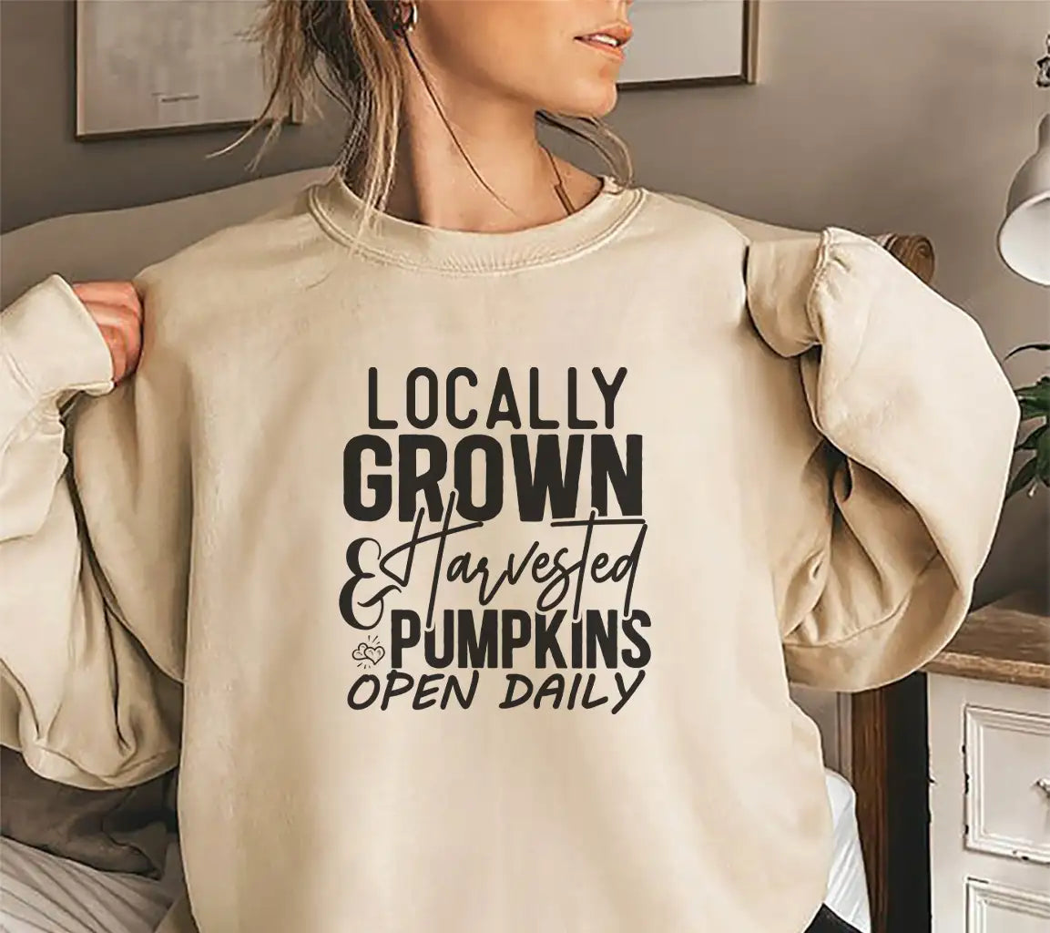 Locally Grown Pumpkin SVG SVG