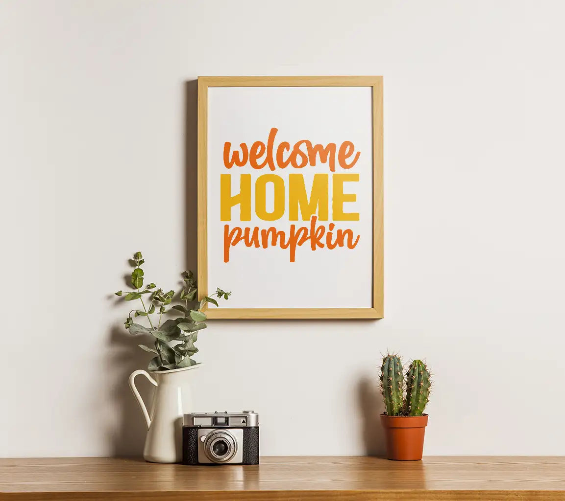 Welcome Home Pumpkin SVG SVG