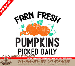 Farm Fresh Pumpkin SVG Daily SVG