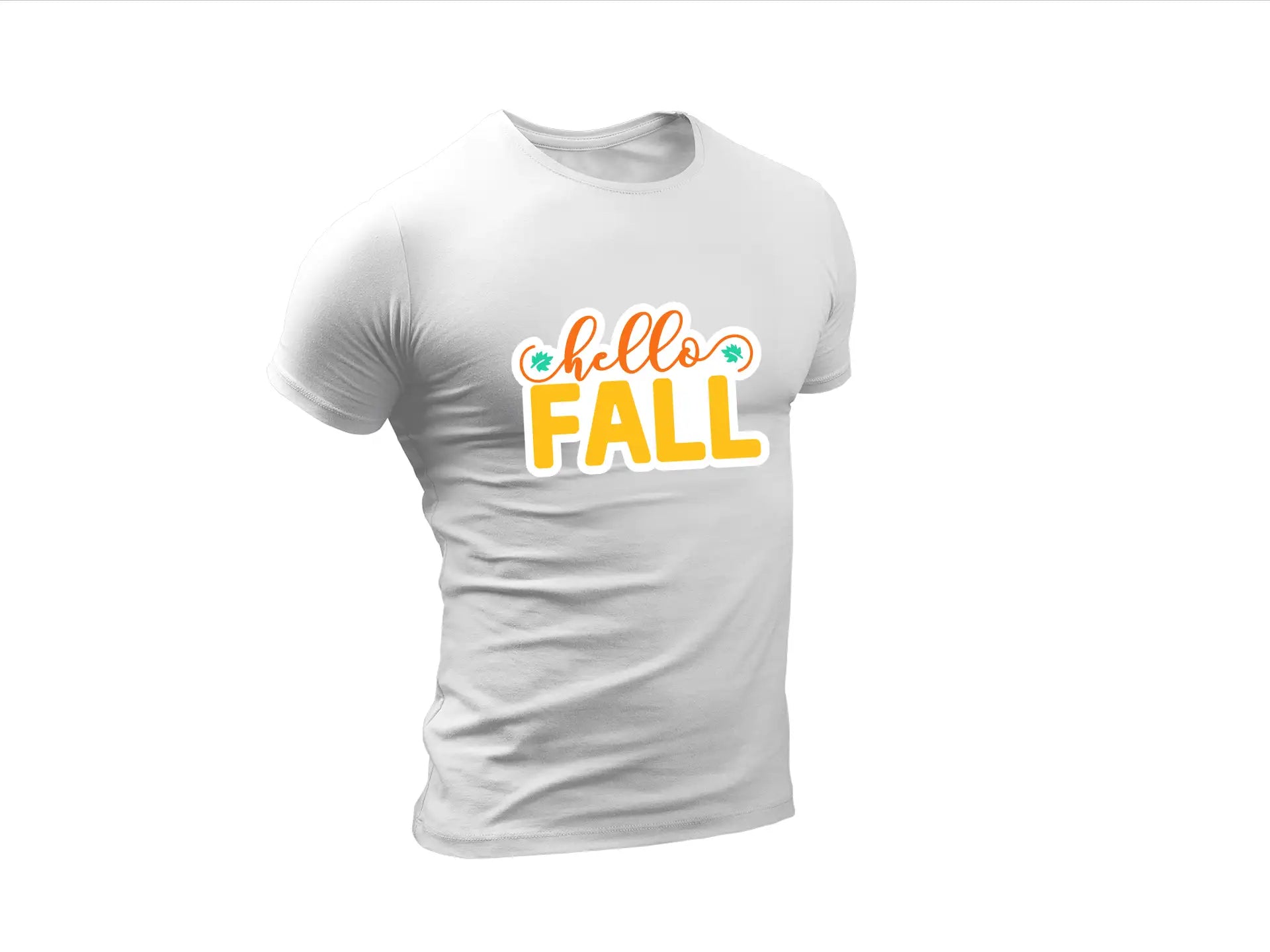 Hello Fall SVG - Yellow & Orange SVG