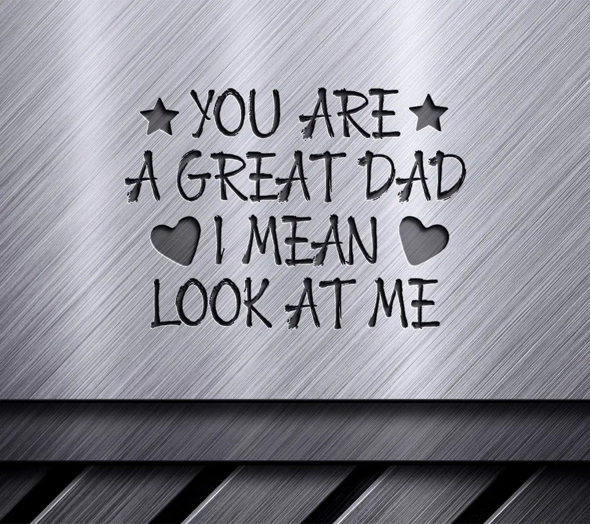 Great Dad SVG Poster Design SVG