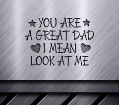 Great Dad SVG Poster Design SVG