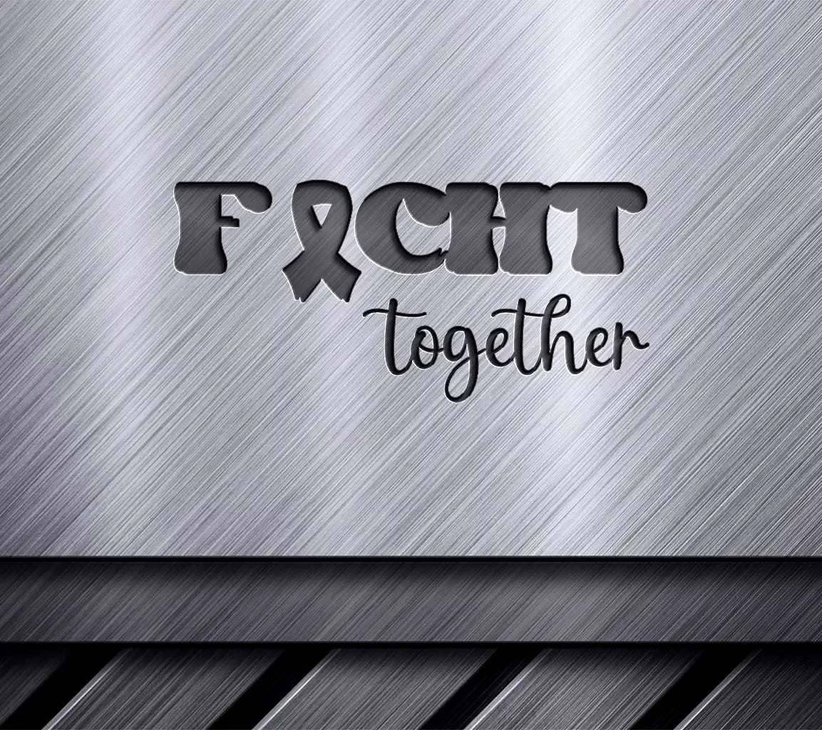 Pink Ribbon Fight Together SVG SVG