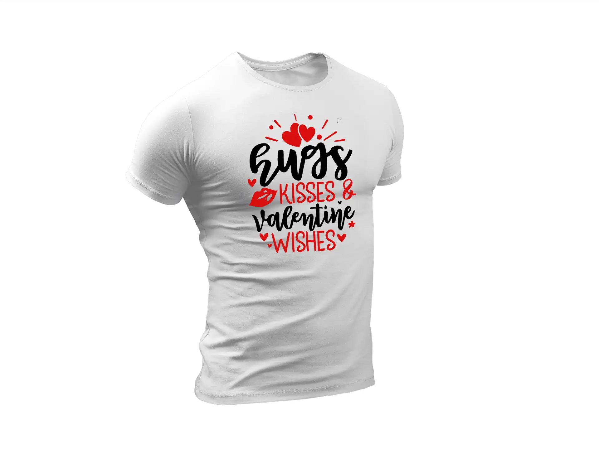 Hugs Kisses Valentine Wishes SVG SVG