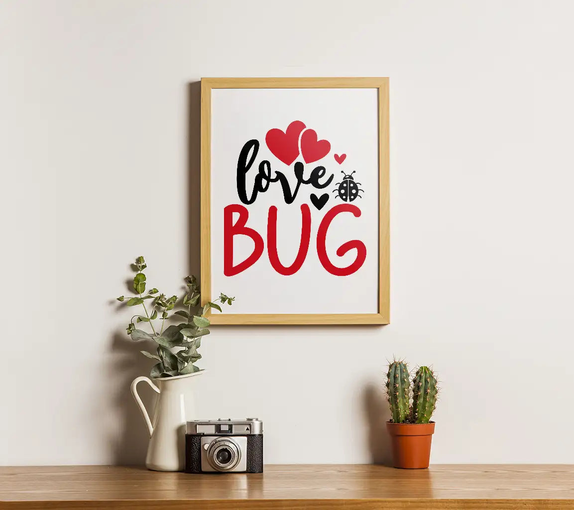 Love Bug Ladybug SVG Design SVG