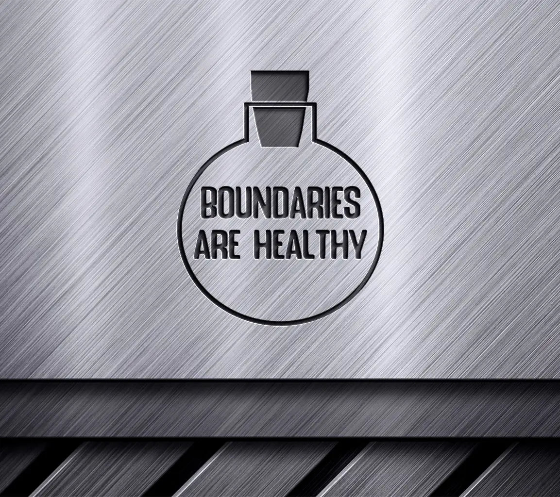 Boundaries Are Healthy SVG SVG