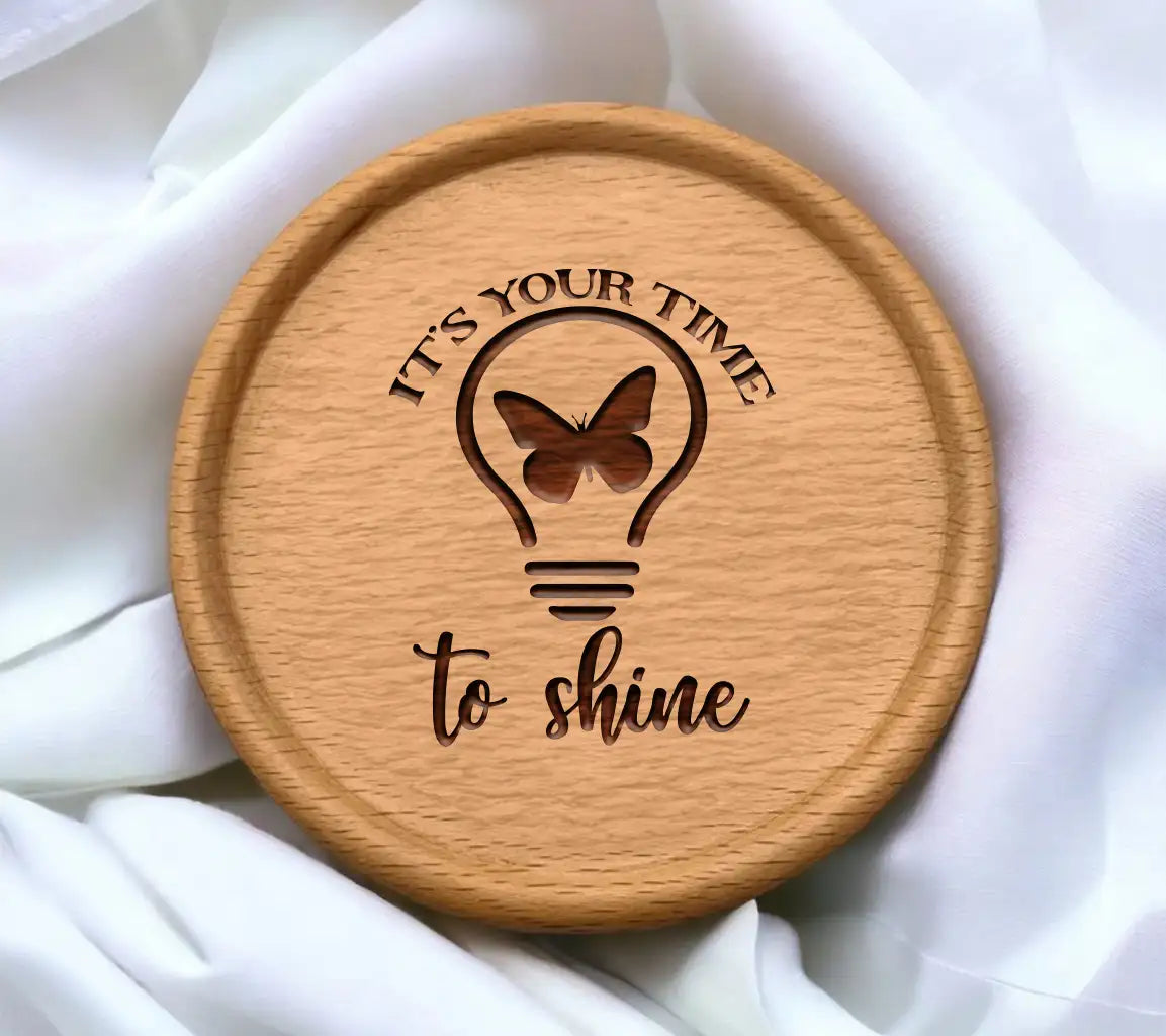 Shine Butterfly Light Bulb SVG SVG