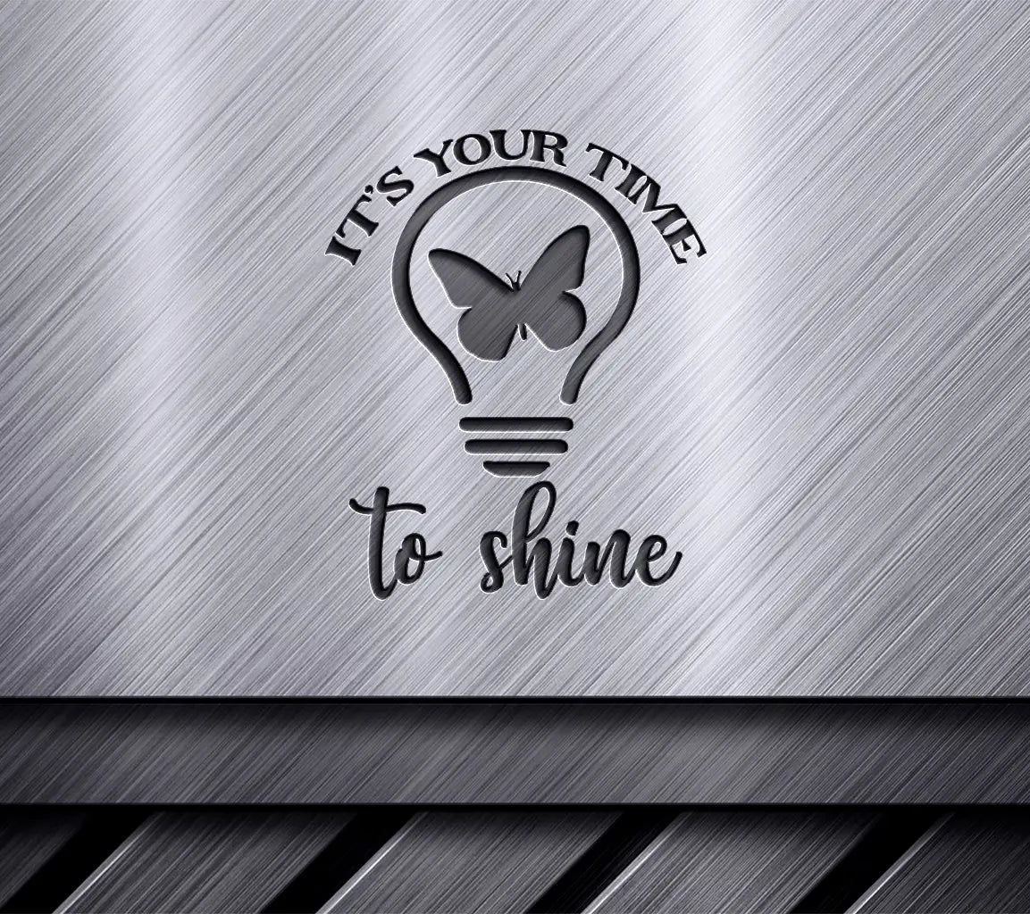 Shine Butterfly Light Bulb SVG SVG