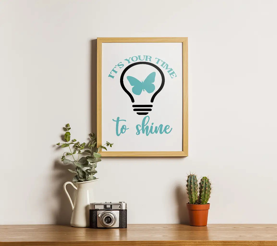 Shine Butterfly Light Bulb SVG SVG