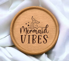 Mermaid Tail SVG with Vibes SVG