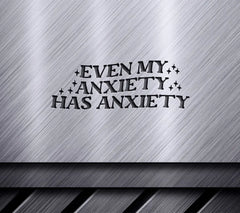 Funny Anxiety SVG Design SVG