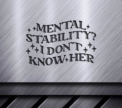 Mental Stability SVG Design SVG