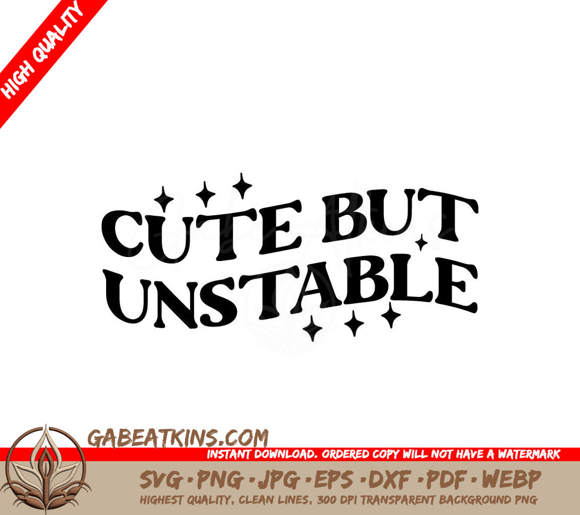 Cute & Unstable  SVG SVG