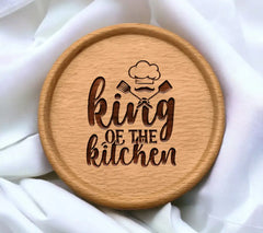 King of the Kitchen SVG Apron SVG