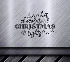 Hot Chocolate Christmas Lights SVG SVG