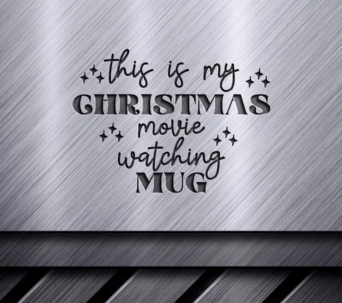 Christmas Movie Watching Mug SVG SVG