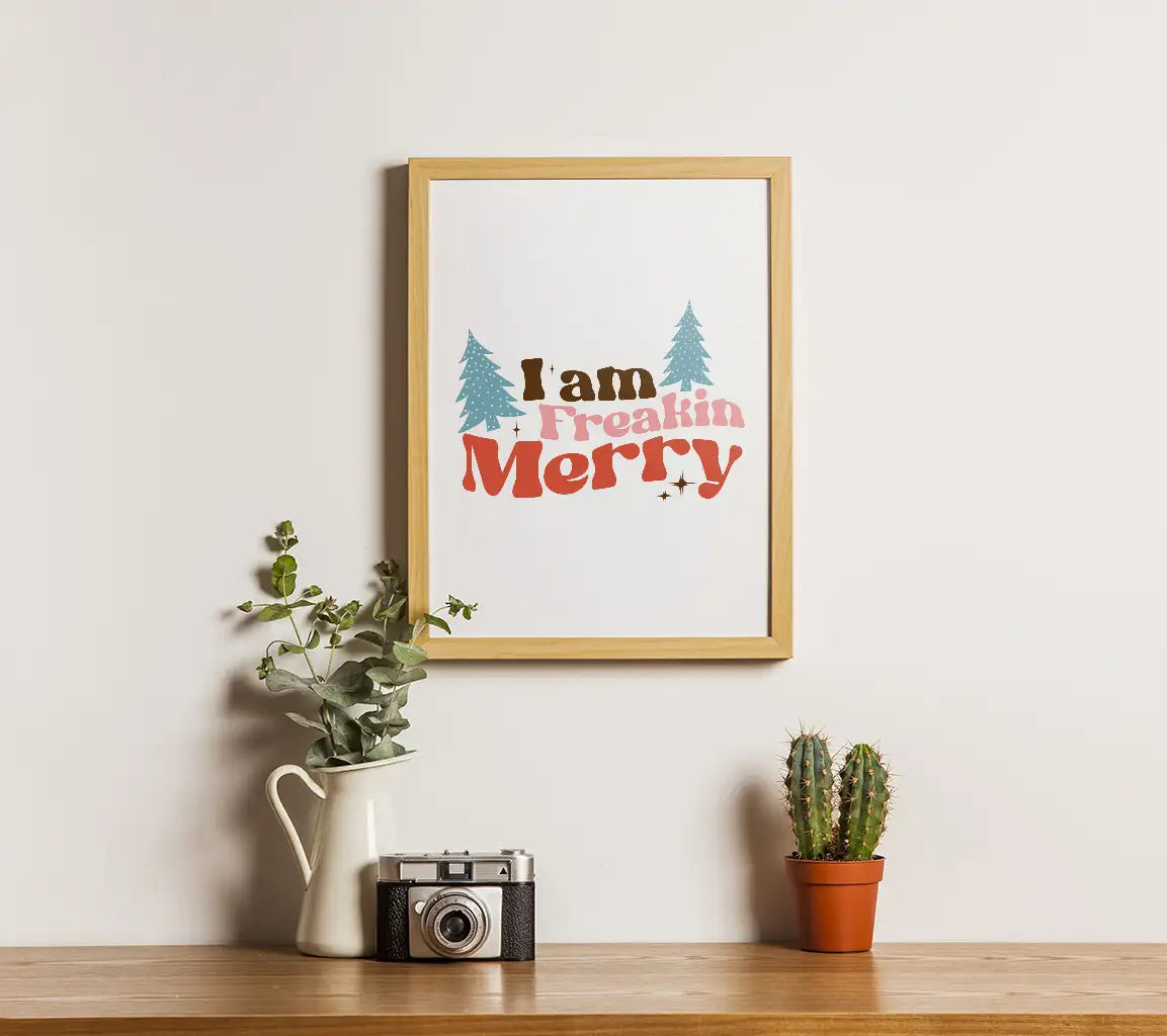 Funny Christmas I Am Freakin Merry SVG SVG