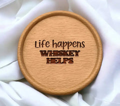 Life Happens, Whiskey Helps SVG SVG