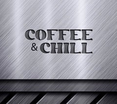 Brown & Pink Coffee Chill SVG SVG