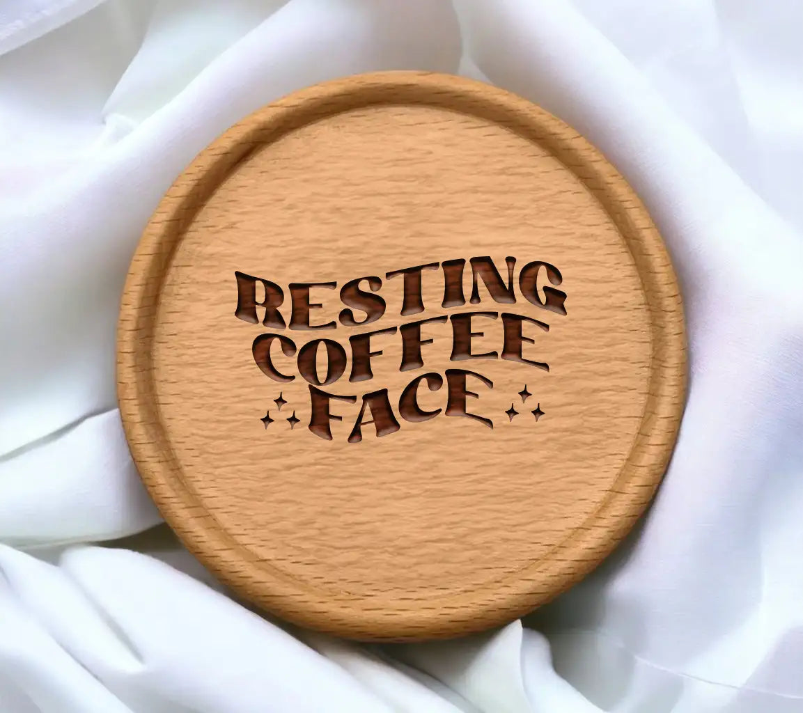 Resting Coffee Face SVG SVG