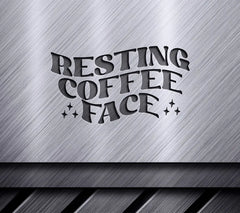 Resting Coffee Face SVG SVG