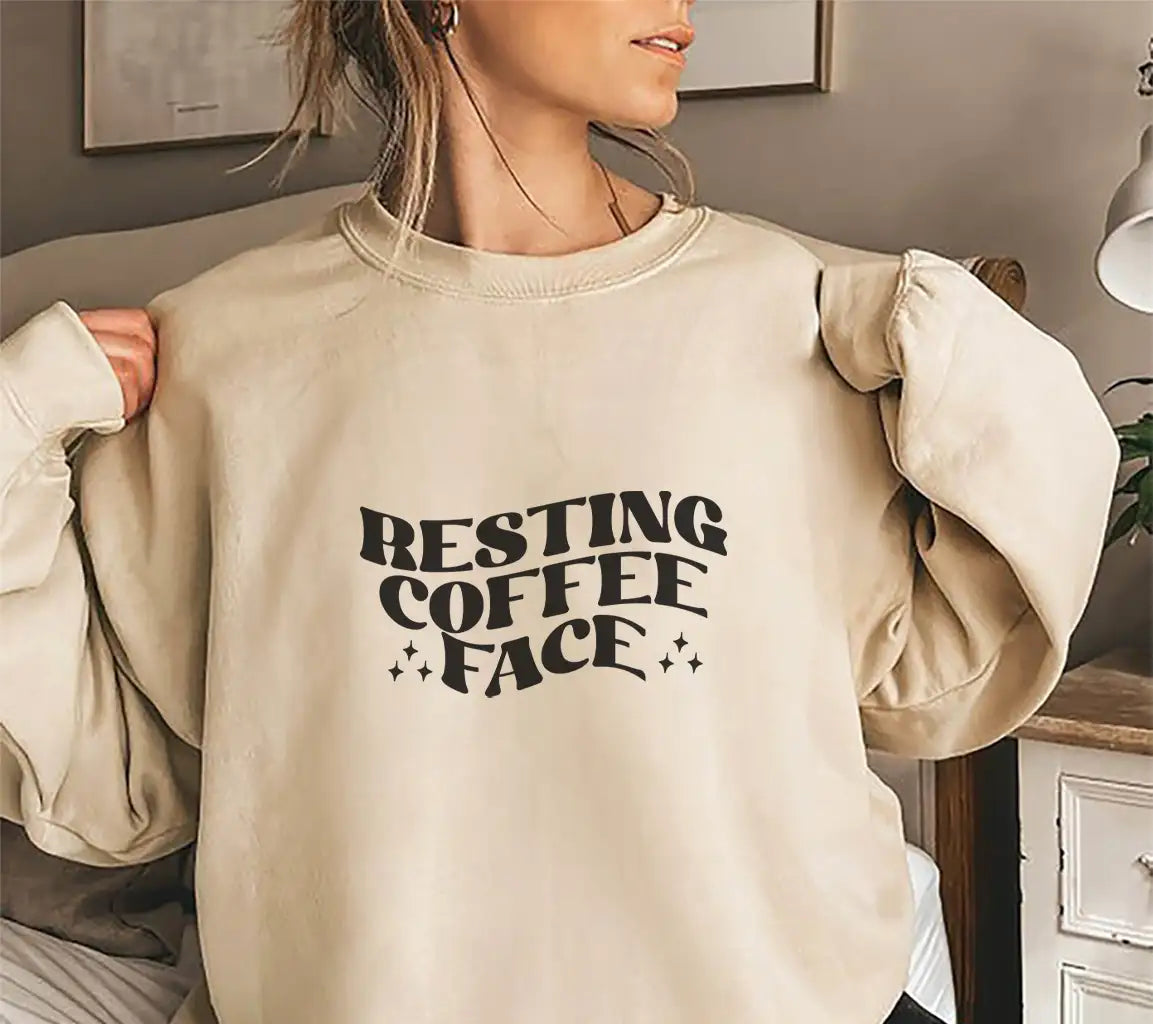 Resting Coffee Face SVG SVG