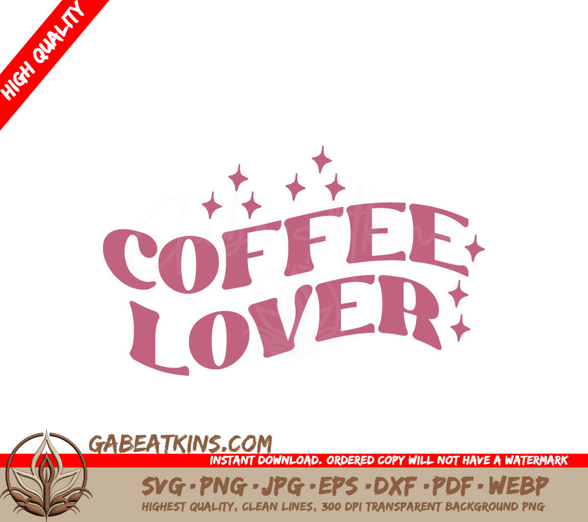 Coffee Lover SVG Design SVG