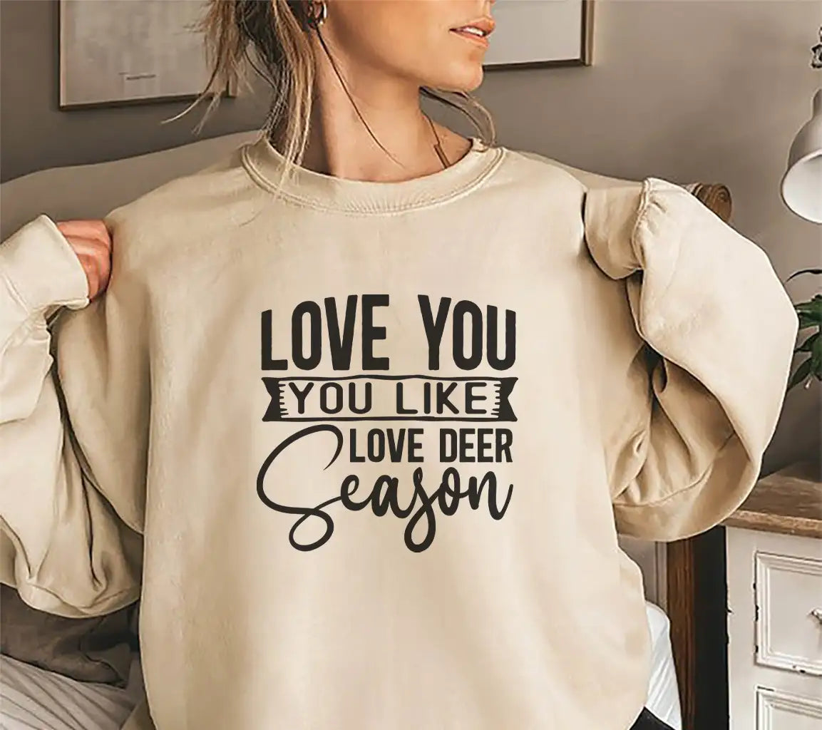 Love You Like Deer Season SVG SVG