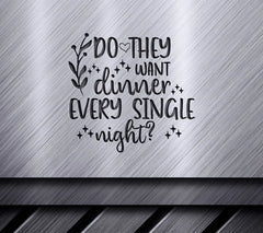 Funny Dinner SVG Design SVG