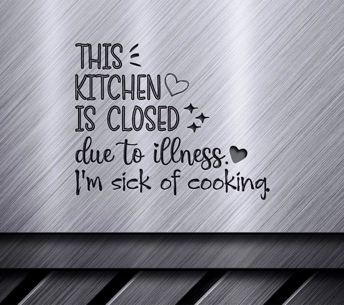 Funny Kitchen Closed SVG SVG